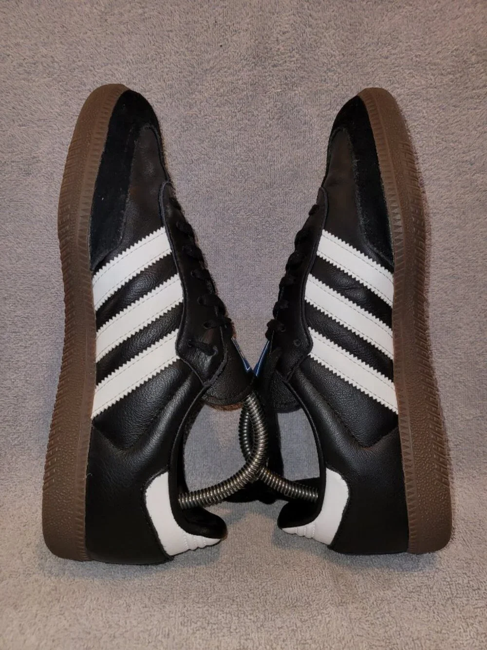 Adidas Samba OG Originals Black White Brown Gum IE3676 Sneakers Big Kids Size 7